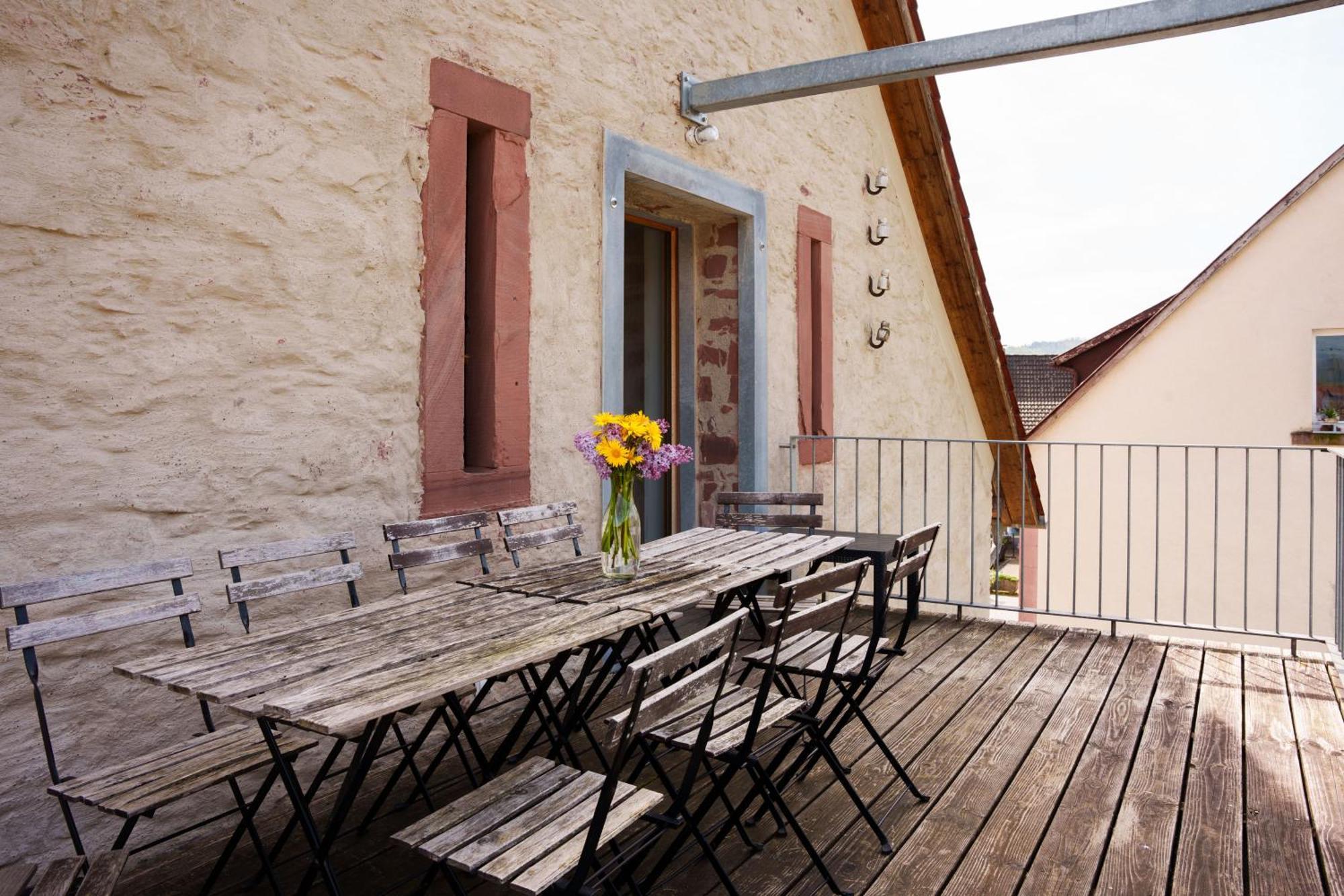 Ferienwohnung Alte Scheune Schopfheim Bagian luar foto